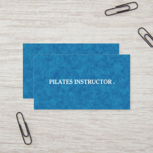 Pilates Yoga Instructor Teacher Business Card