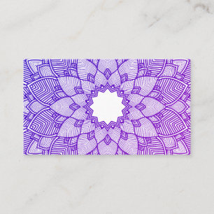 Pilates Yoga Instructor Teacher Mandala Business Card