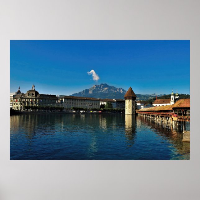 Pilatus and Lucerne Poster (Front)