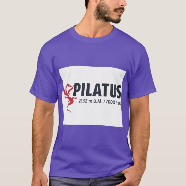 Pilatus funny T-Shirt (Front)