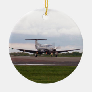 Pilatus PC 12 Ceramic Tree Decoration