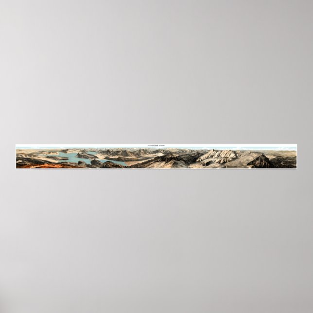 PILATUS Swiss Alps 360° Panorama Poster (Front)