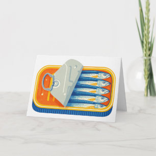 Pilchards Design Thank You Card