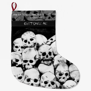 Pile-O-Skulls Large Christmas Stocking