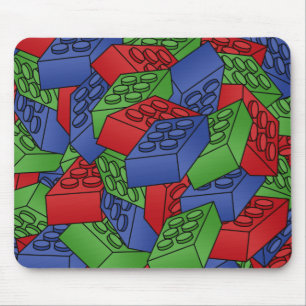 Pile of Building Blocks Mouse Mat