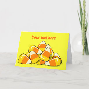 Pile of Candy Corn Halloween Template