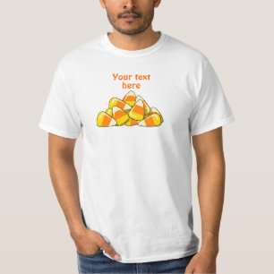 Pile of Candy Corn Halloween Template T-Shirt