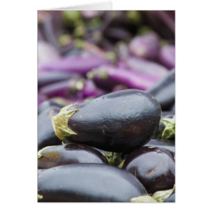 Pile of eggplant