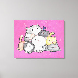 Pile of Kittens Canvas Print