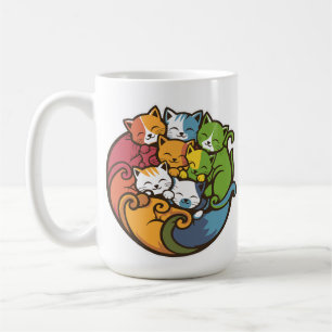 Pile Of Kitty Cats Funny Cute Cat Lover Coffee Mug