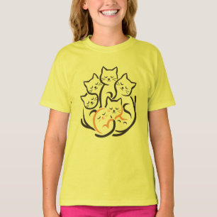 Pile Of Kitty Cats Funny Cute Cat Lover T-Shirt