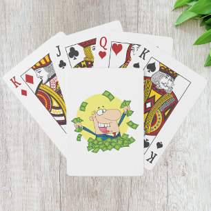 Pile of Money Playing Cards
