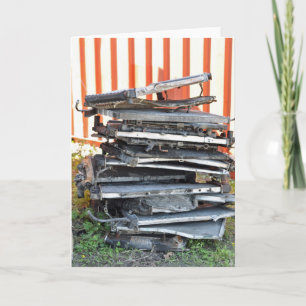 Pile of Radiators Greeting Card