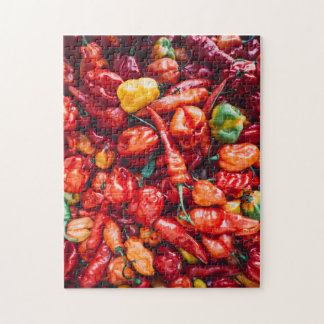 Pile of Red Chilli Peppers Jigsaw Puzzle
