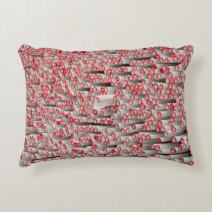 Pile of rolled papers decorative cushion
