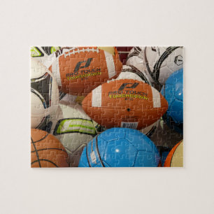 Pile Of Sports Balls Jigsaw Puzzle