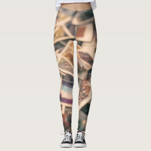 Pile of Vintage Photographs Leggings