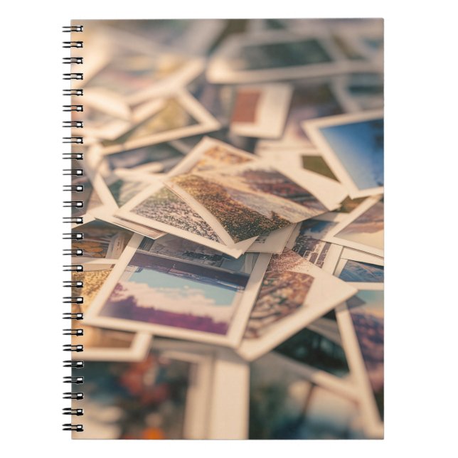 Pile of Vintage Photographs Notebook (Front)