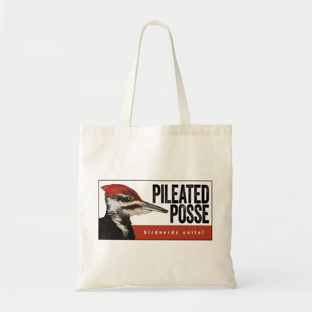 Pileated Posse Woodpecker Tote (Front)