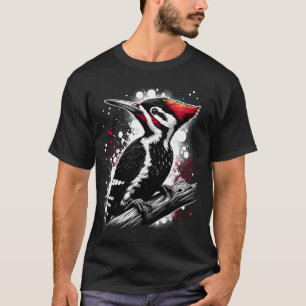 Pileated Woodpecker Bird Lover Watcher Birding T-Shirt