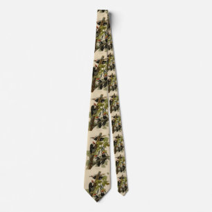 Pileated Woodpecker from Audubon Birds of America Tie