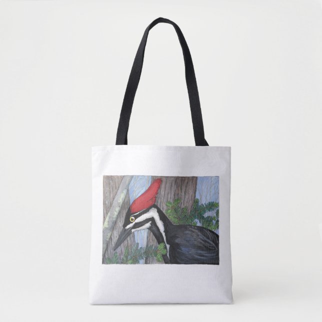 "Pileated Woodpecker" Tote Bag (Front)