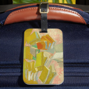 Piles of French Novels   Vincent van Gogh Luggage Tag