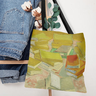 Piles of French Novels   Vincent van Gogh Tote Bag
