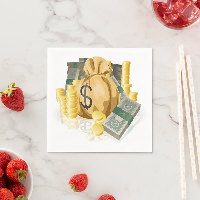 Piles of Money Paper Napkins (Creator Uploaded)
