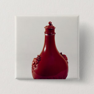 Pilgrim bottle, Meissen, c.1710 15 Cm Square Badge