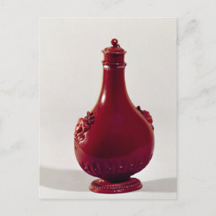 Pilgrim bottle, Meissen, c.1710 Postcard