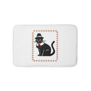 Pilgrim Cat Oversized T-Shirt Bath Mat