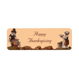 Pilgrim Children Happy Thanksgiving