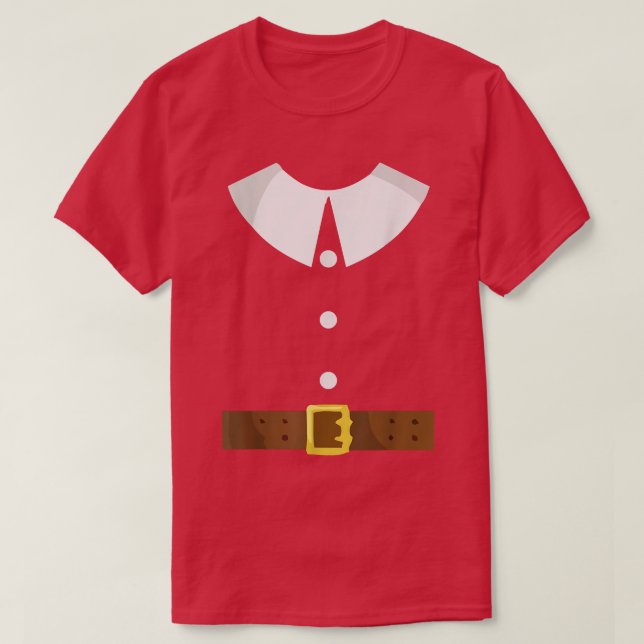 Pilgrim Costume T  Thanksgiving s  T-Shirt (Design Front)