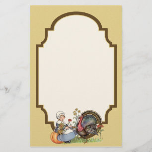 Pilgrim Girl Stationery