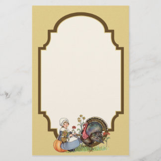 Pilgrim Girl Stationery
