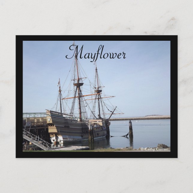 Pilgrim Memorial State Park, Massachusetts Postcard (Front)