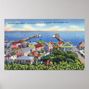 Pilgrim Memorial View of the Harbour Poster
