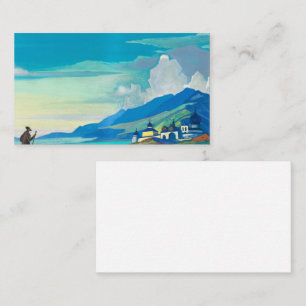 Pilgrim of the Radiant City by Nicholas Roerich Business Card