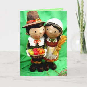 Pilgrim Pair Holiday Card