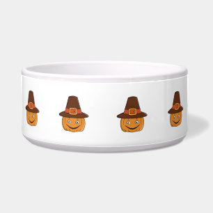 Pilgrim Pumpkin Grin Thanksgiving