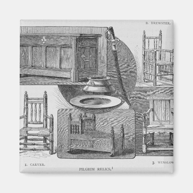 Pilgrim Relics Magnet (Front)