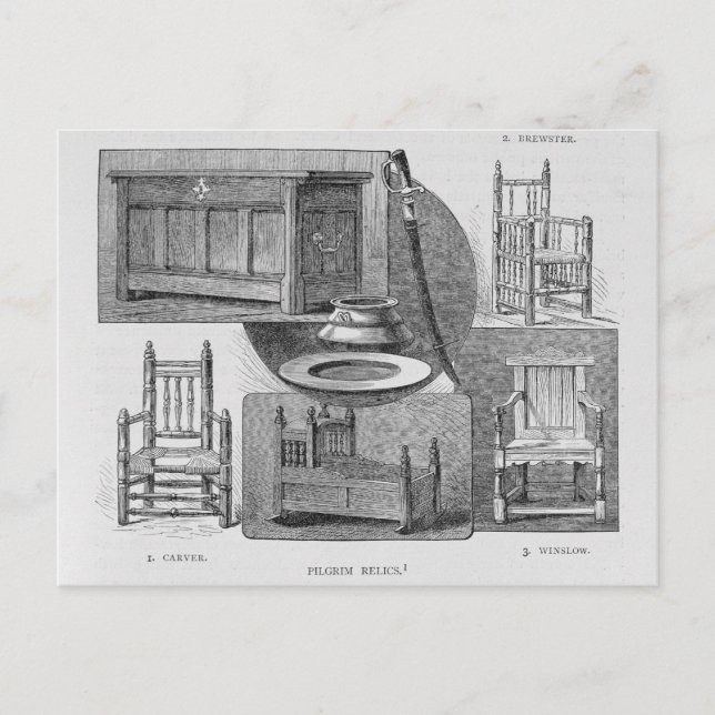Pilgrim Relics Postcard (Front)