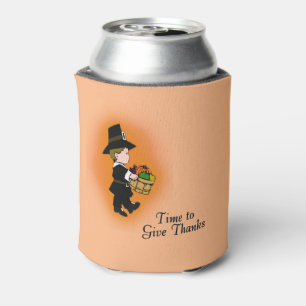 Pilgrim Time to Give Thanks Can Cooler