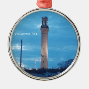 Pilgrim Tower, Provincetown, MA Ornament 1