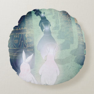 Pilgrimage 2012 round cushion