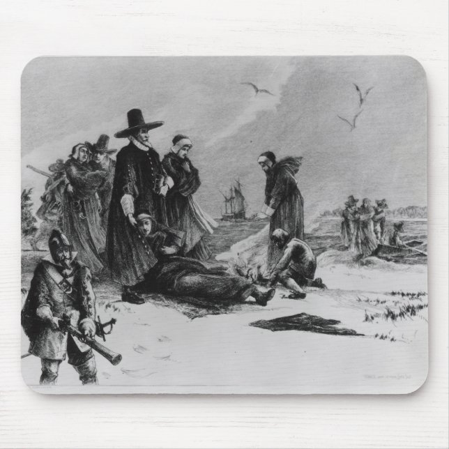 Pilgrims Mouse Mat (Front)