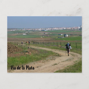 Pilgrims on the VdlP Postcard