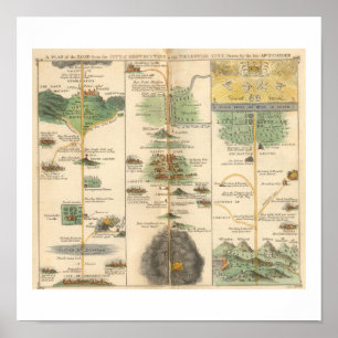 Pilgrim's Progress Map Chart