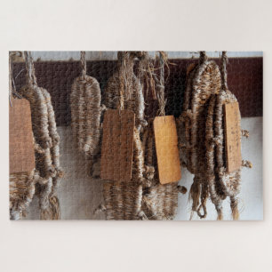 Pilgrims Sandals Gioji Temple Arashiyama Kyoto Jigsaw Puzzle